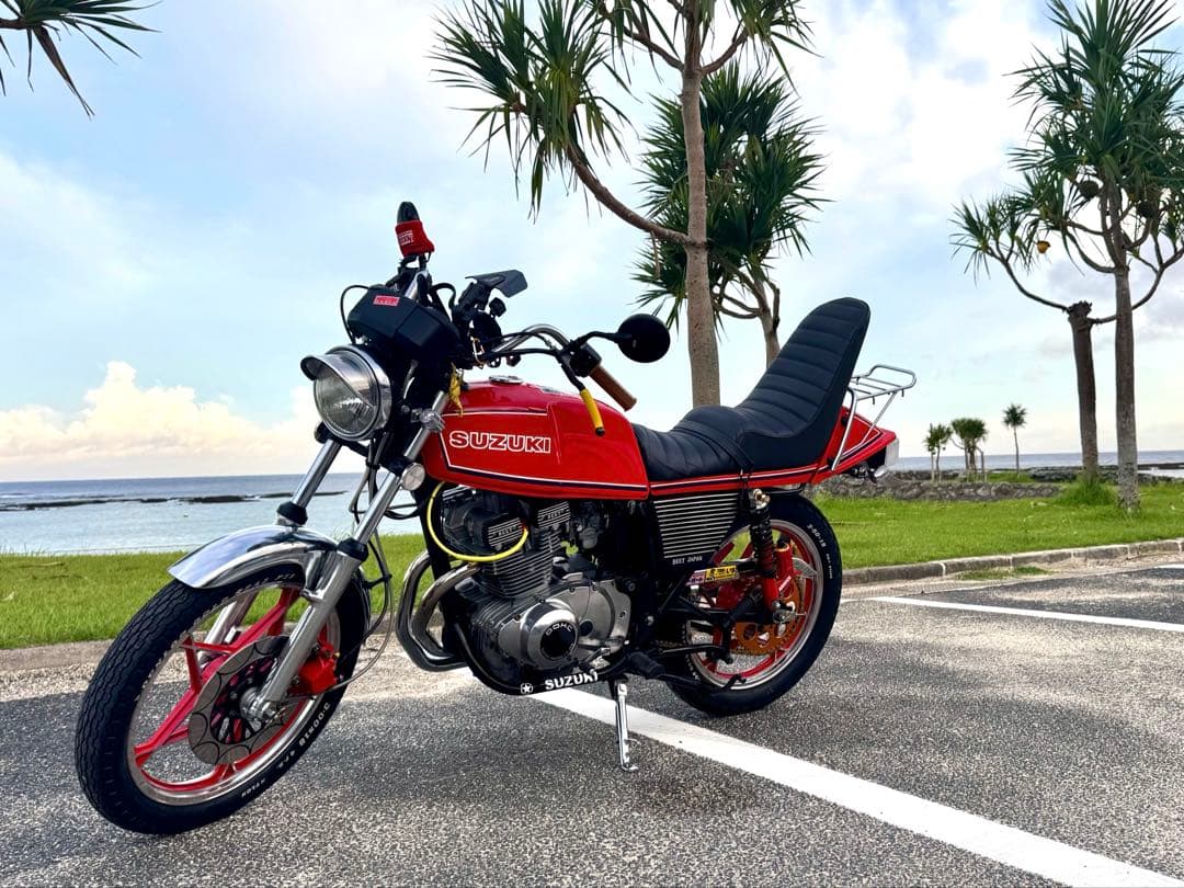 GSX250E GSX400E ザリ 三段 シート チョビ三 チョビサン - メルカリ