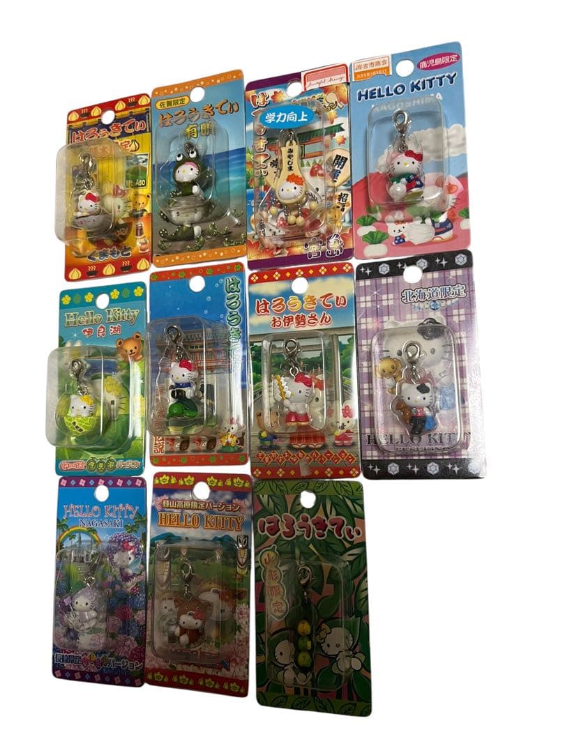 ハローキティ ご当地ストラップ　35個セット