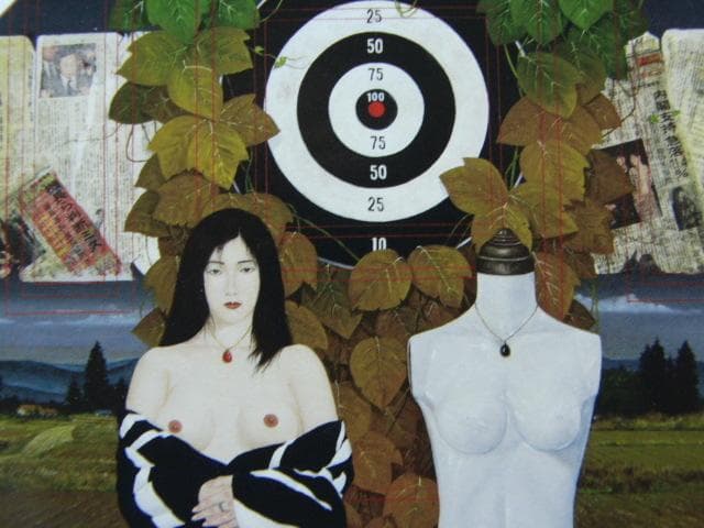 中村 静男、「月光譚」、希少な額装用画集より、新品高級額装付、状態良好