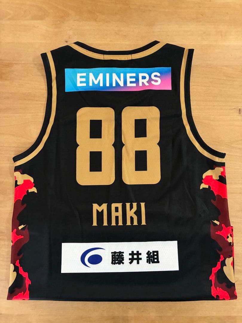 大阪エヴェッサ　2025-2026 牧隼利　ユニフォーム　サイズM