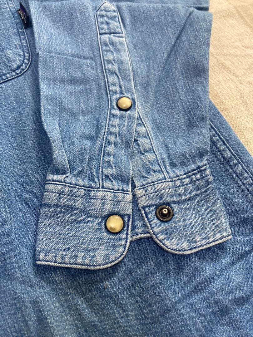 パタゴニア メンズ・カラード・リングスパン・シャツ Indigo M 90's