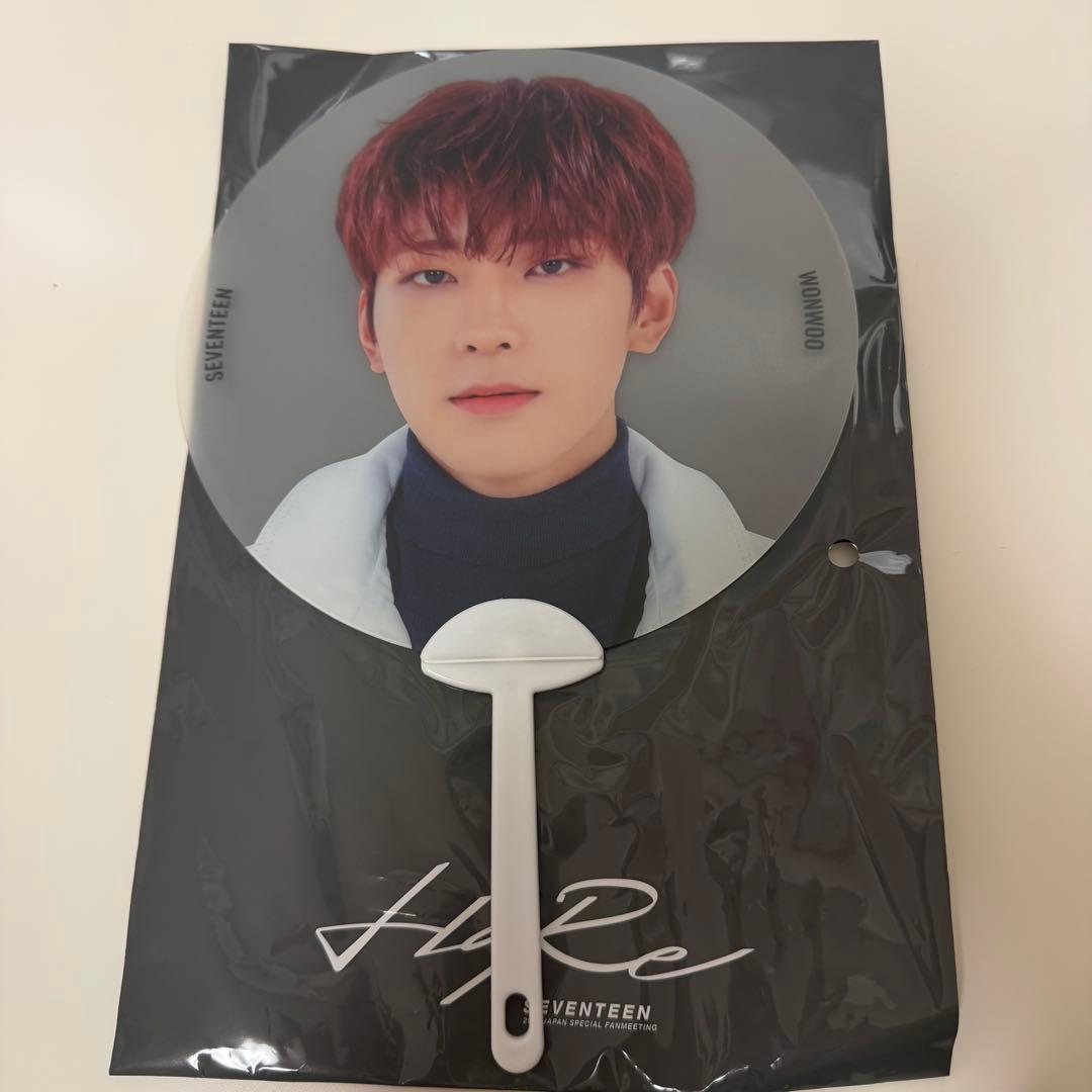 SEVENTEEN ウォヌ hare スケルトン うちわ - メルカリ