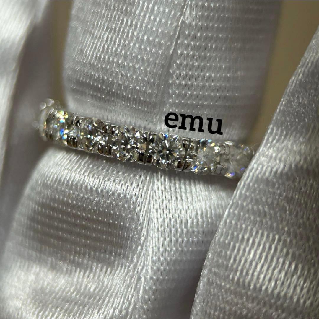 新作】最高級モアサナイト / フルエタニィリング3mm - メルカリ