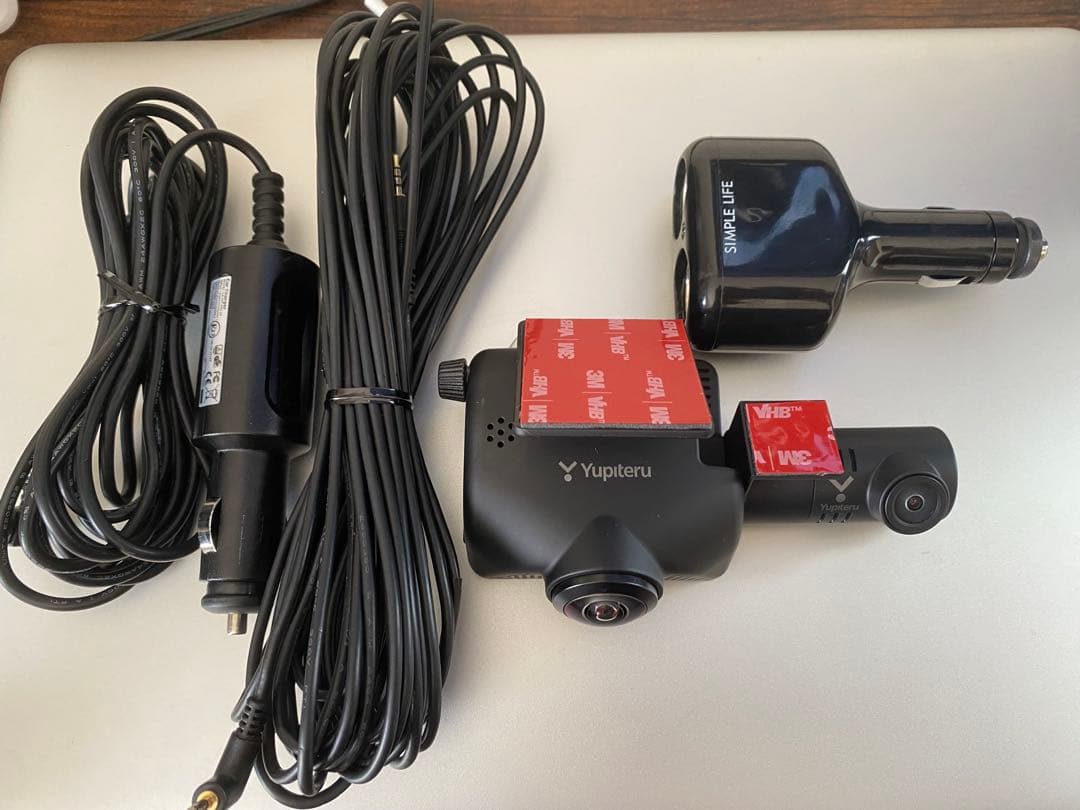 ユピテル Q-30R 360°前後カメラ ドライブレコーダー