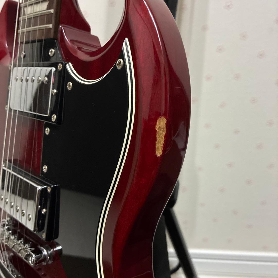 ソフトケース付き】エピフォン SG epiphone 赤 【2006年製】 - メルカリ