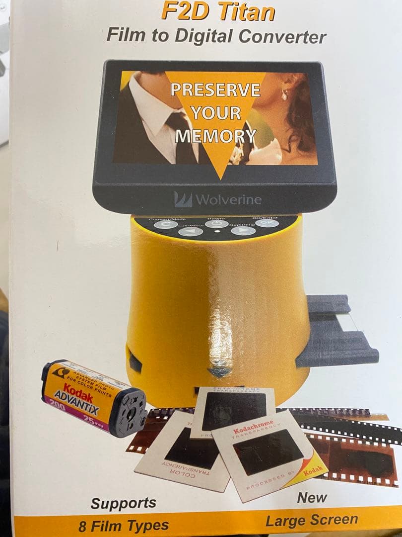 Wolverine フィルムスキャナー 2000万画素