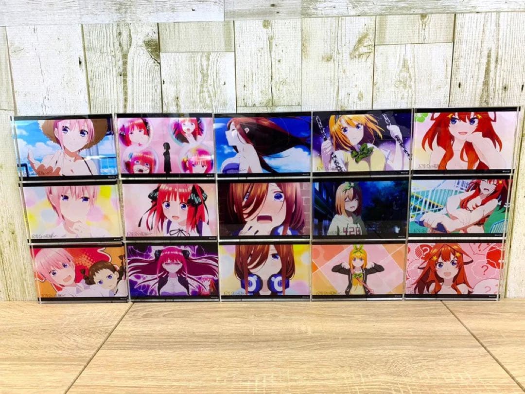 五等分の花嫁 スペシャル 場面写アクリルブロック15個コンプリート