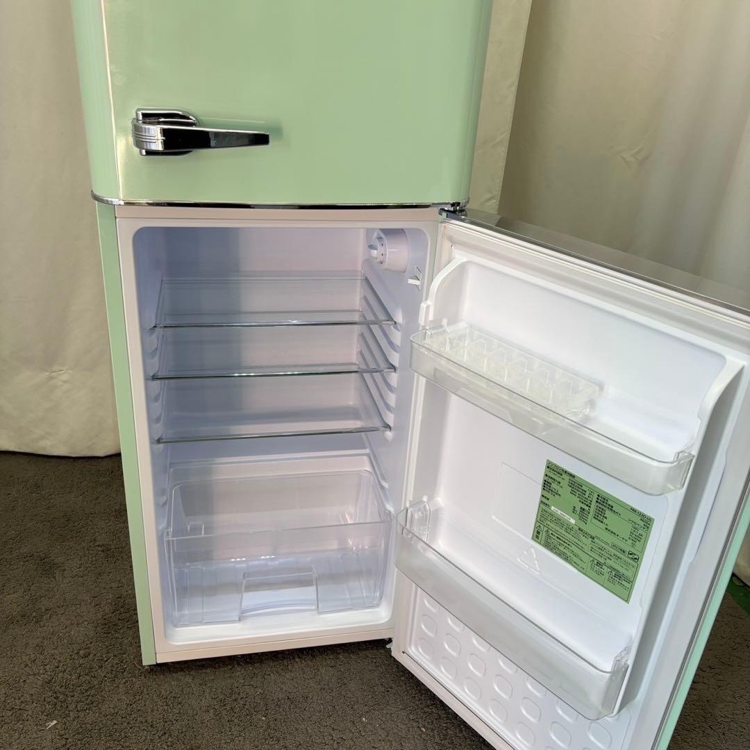 985 アイリスオーヤマ 冷蔵庫 一人暮らし レトロ 設置無料 綺麗 安い‼️