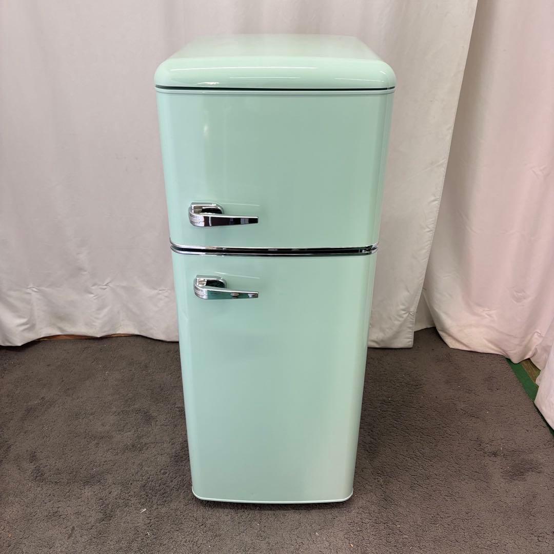 985 アイリスオーヤマ 冷蔵庫 一人暮らし レトロ 設置無料 綺麗 安い‼️