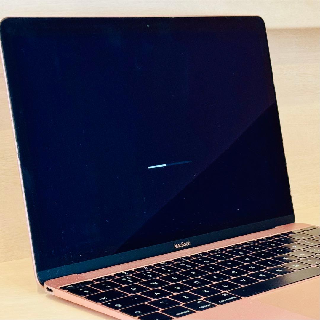 MacBook 12インチ 2016 ローズゴールド 英語配列 動作OK初期化済