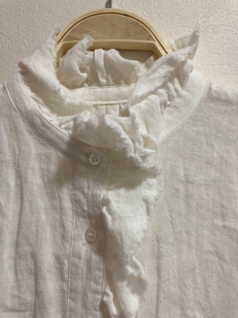 journal standard luxe リネンワッシャーフリルブラウス - メルカリ
