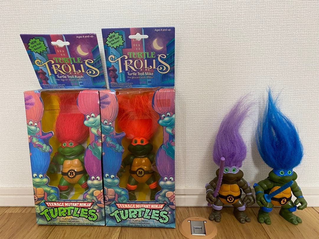 ソフビ・フィギュア5体セット　ザリキング、トロール、ミュータントタートルズ ミュータント・タートルズ：ミュータント・パニック！ レオナルド