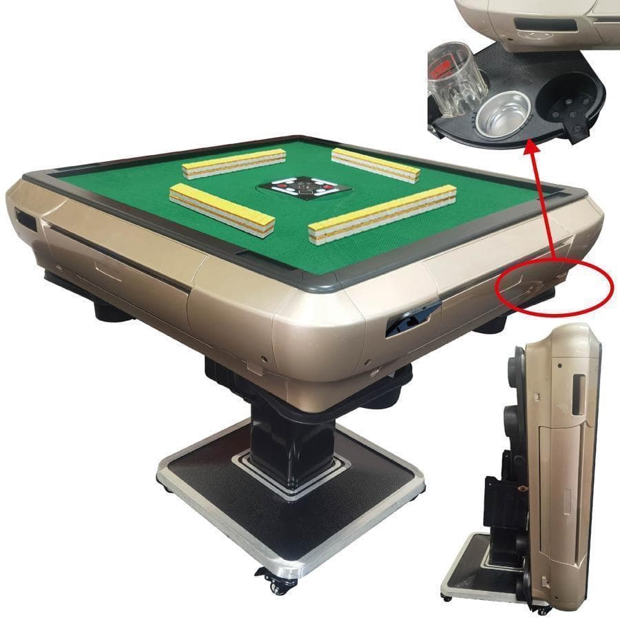 全自動麻雀卓 家庭用 折りたたみ 麻雀卓 全自動卓33mm ゴールド2127 雀華 全自動麻雀卓 麻雀卓 麻雀セット 麻雀卓 全自動 麻雀 麻雀牌 33mm