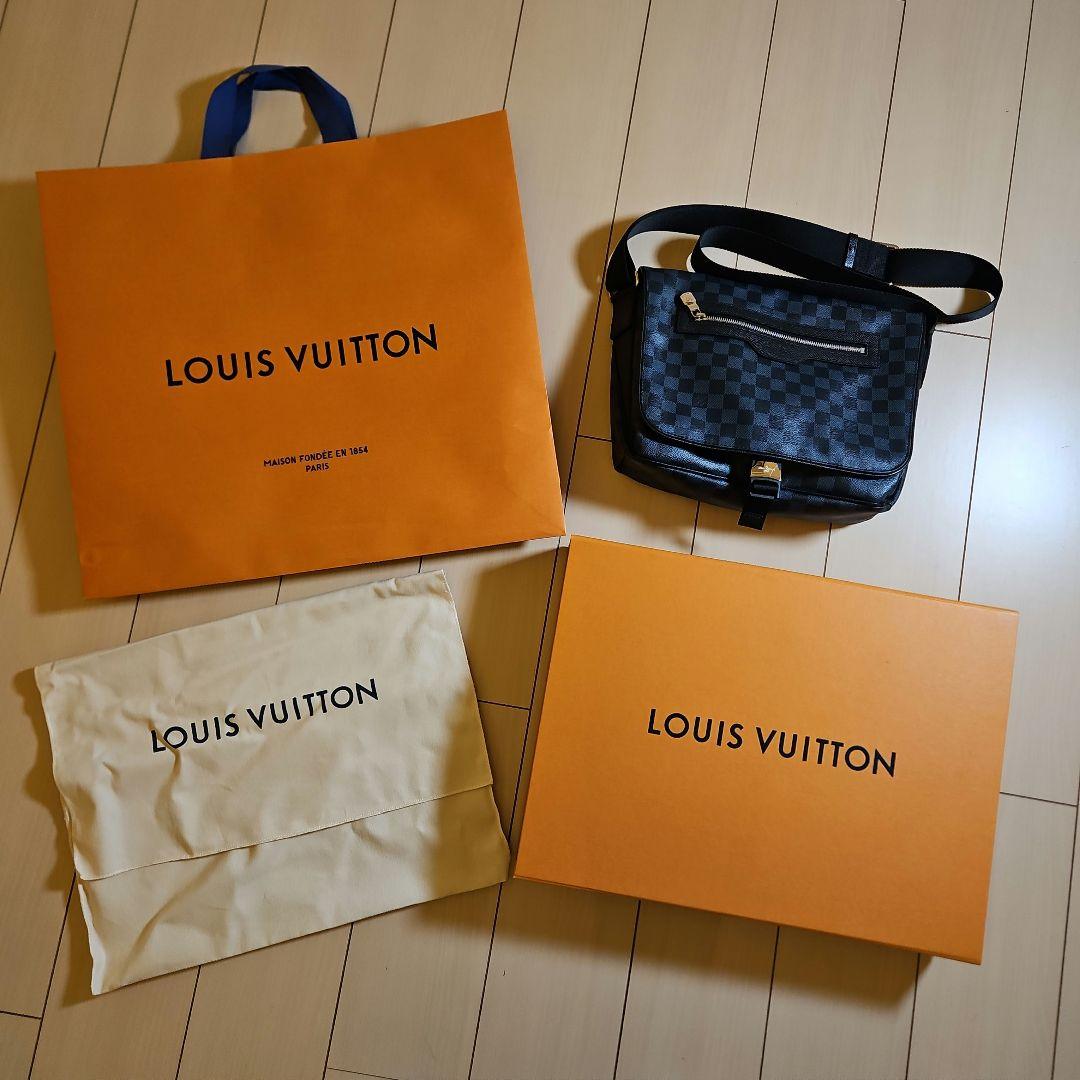LOUIS VUITTON ダミエ メッセンジャーバッグ 中古・古着通販】LOUIS VUITTON (ルイ ヴィトン) メッセンジャーバッグ