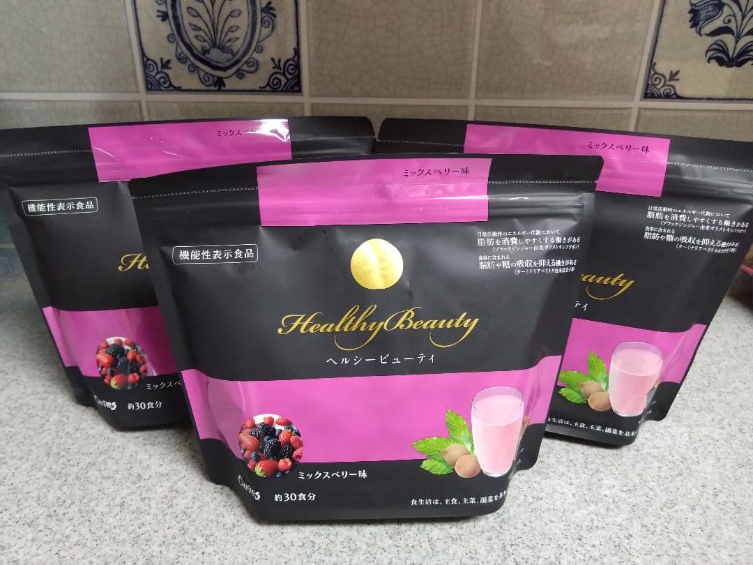 カーブス ヘルシービューティー ミックスベリー味3袋 - メルカリ