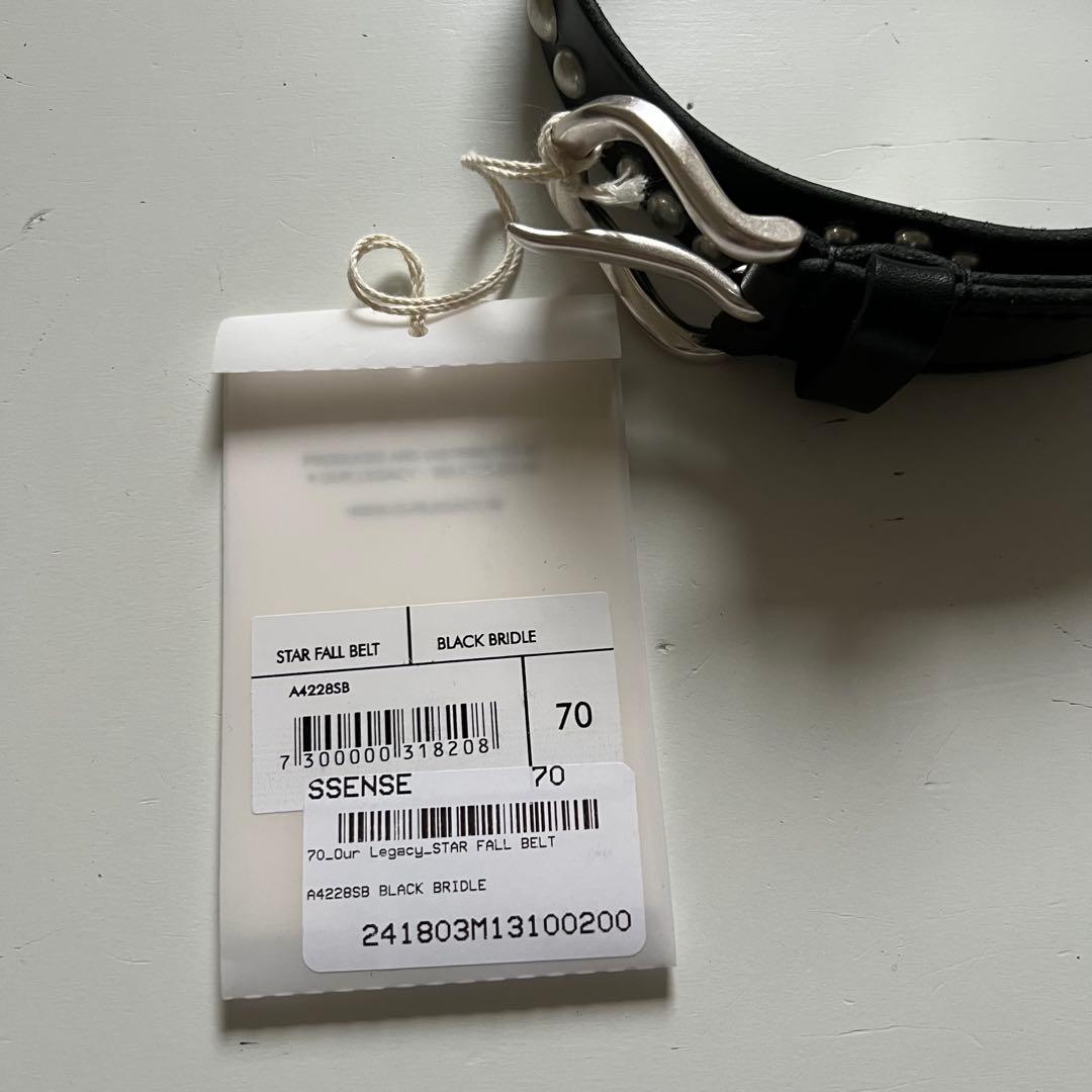 美品】OUR LEGACY STAR FALL BELT 70サイズ - メルカリ