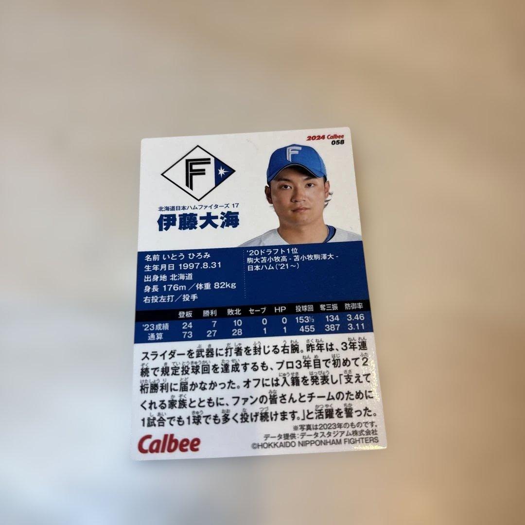 プロ野球チップス2024 伊藤大海 エラーカード - メルカリ