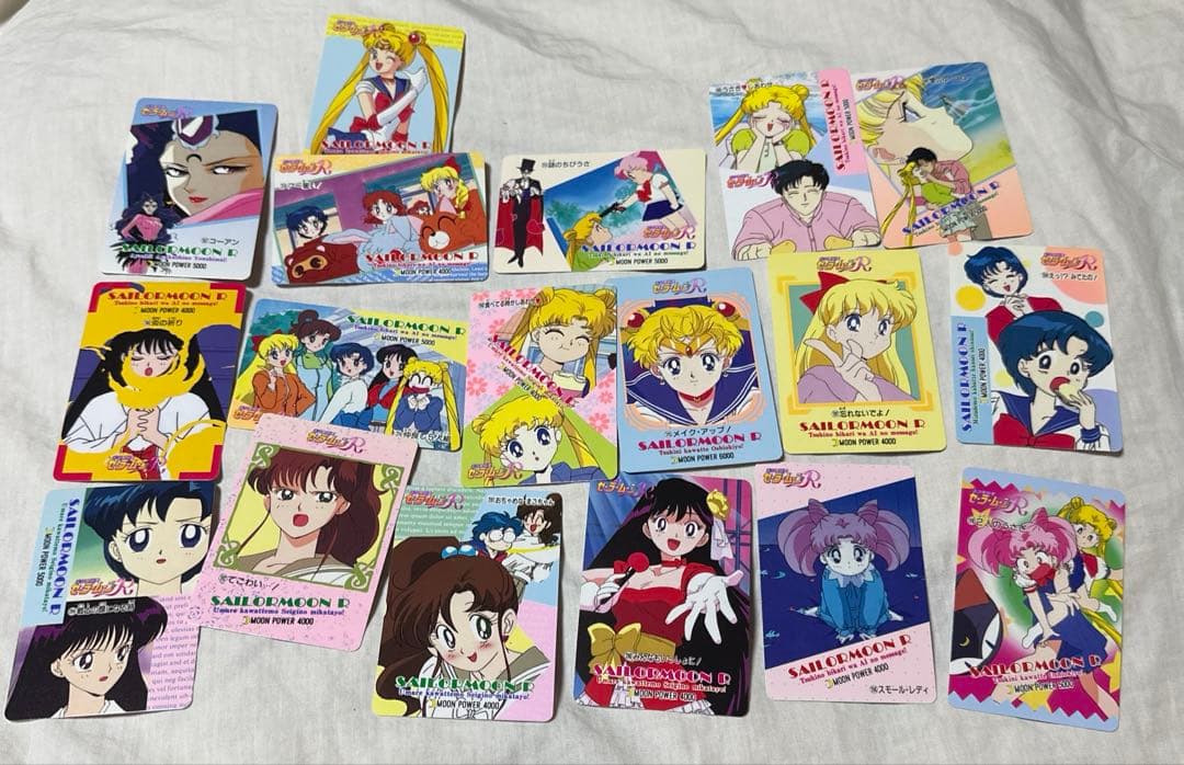 希少/当時物】美少女戦士セーラームーンR PPカード まとめ売り 18枚