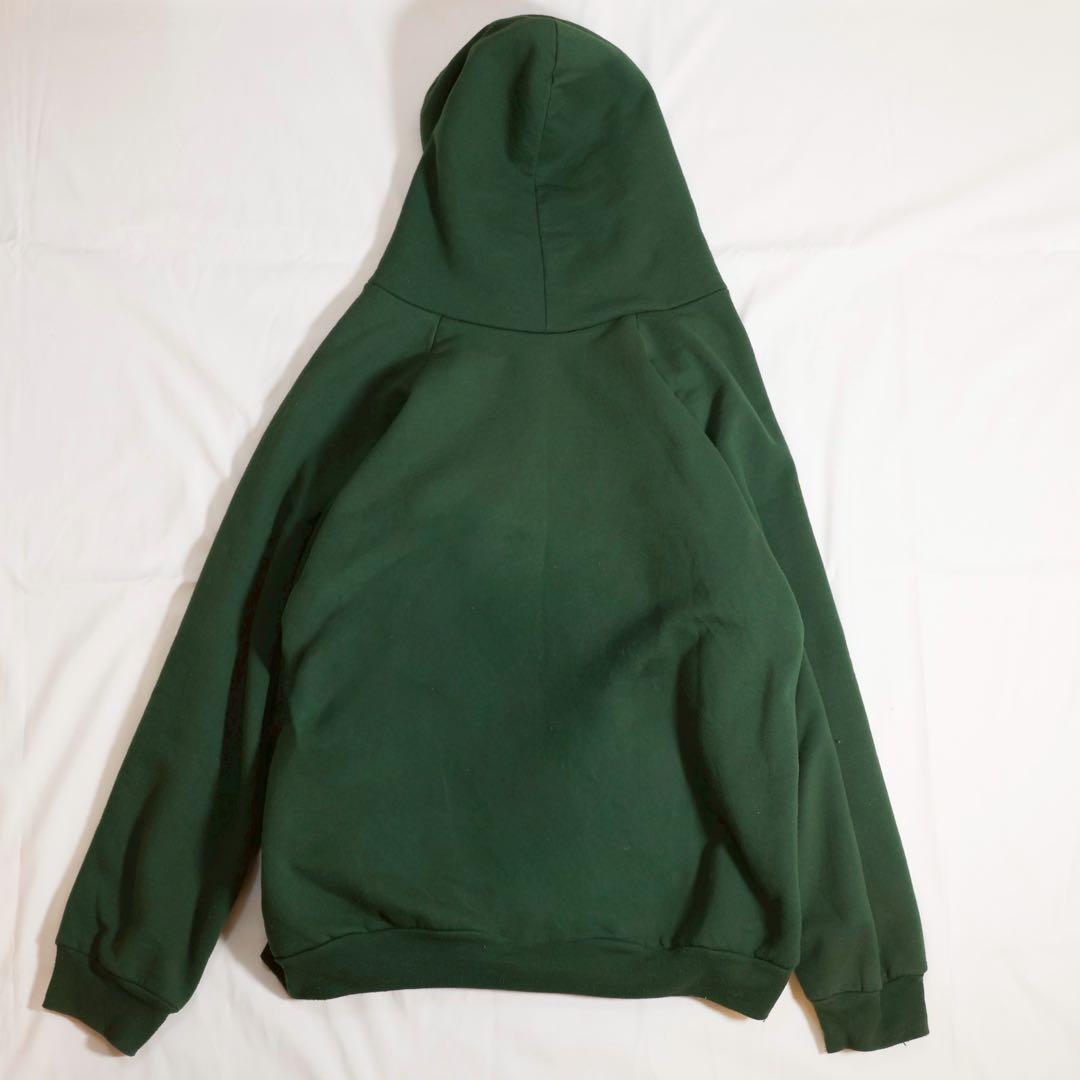 Camber USA製 チルバスター パーカー XL 緑 ワッフル グリーン - 7.5oz