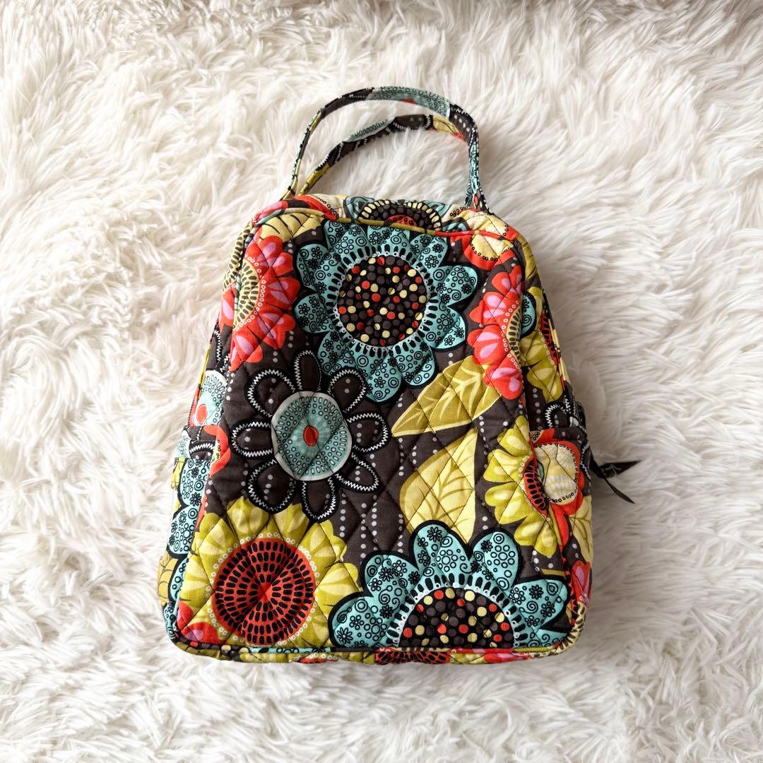 ヴェラブラッドリー 花柄 キルティング ランチトート トートバッグ