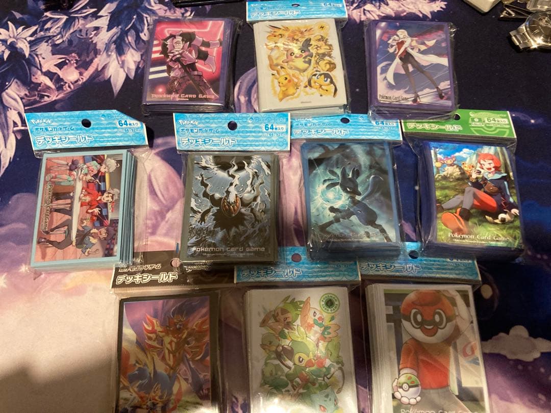 ポケモンカード スリーブ デッキシールド デッキケース 未使用+中古