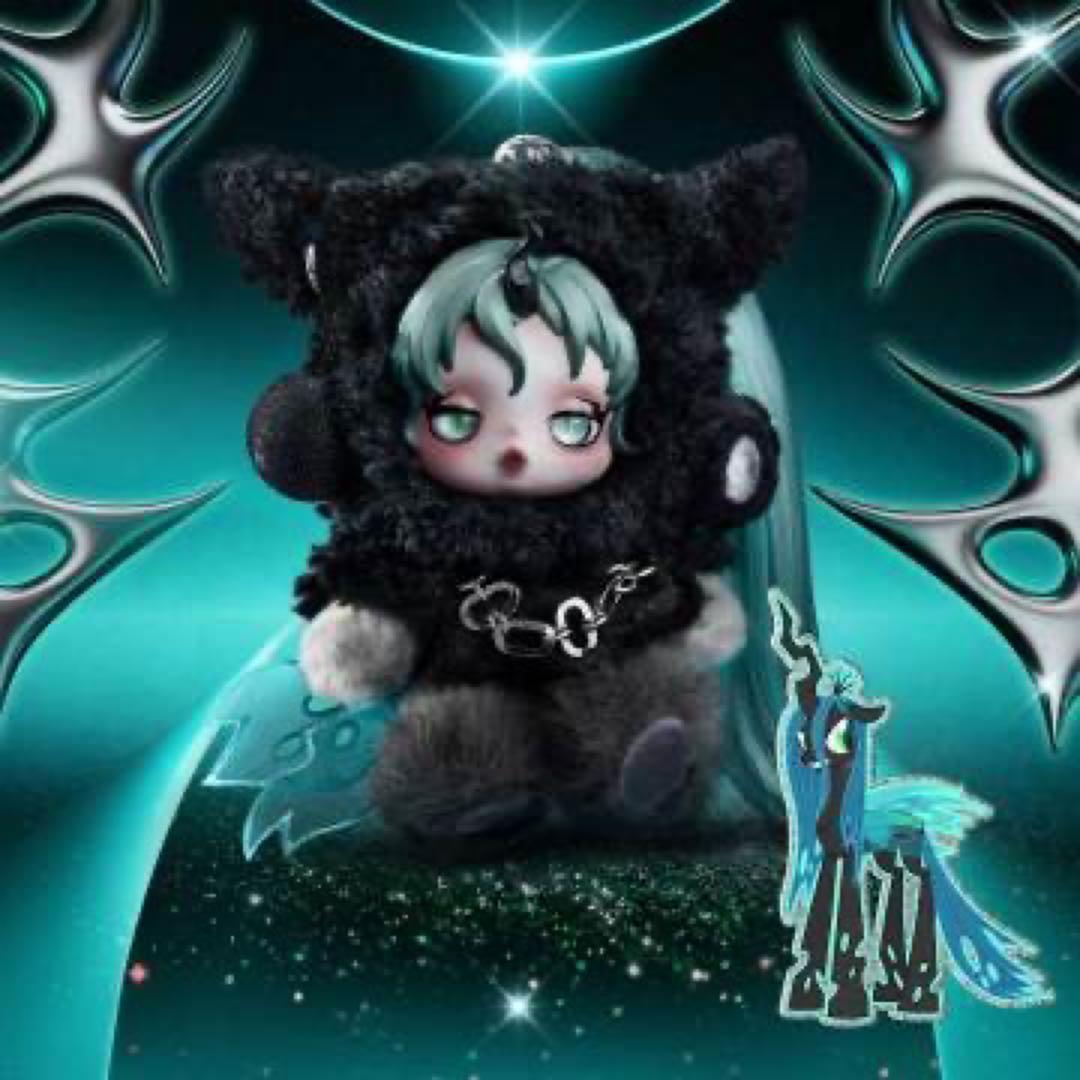 SKULLPANDA × My Little Pony ぬいぐるみペンダント① Amazon.co.jp: POP MART SKULLPANDA × My Little シリーズぬいぐるみ