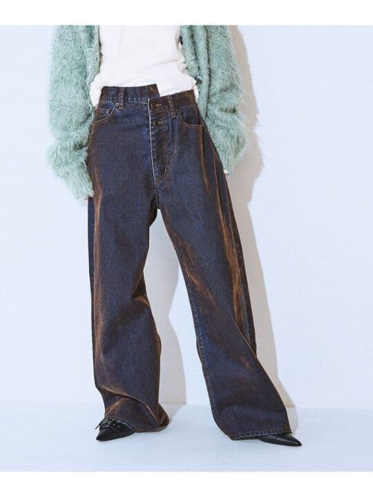 今季完売JEANASIS＊フロッキーワイドデニム - メルカリ