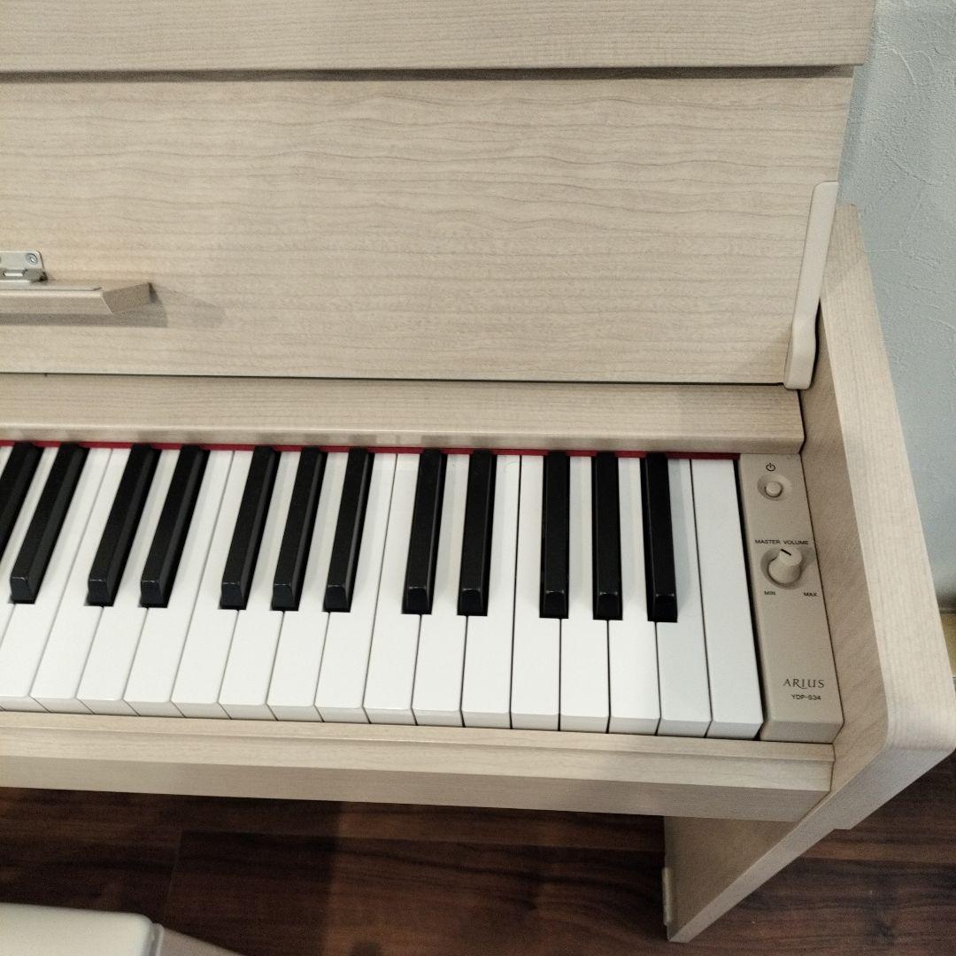 送料込み YAMAHA 電子ピアノ YDP-S34WA 2020年購入 激可愛い - YAMAHA