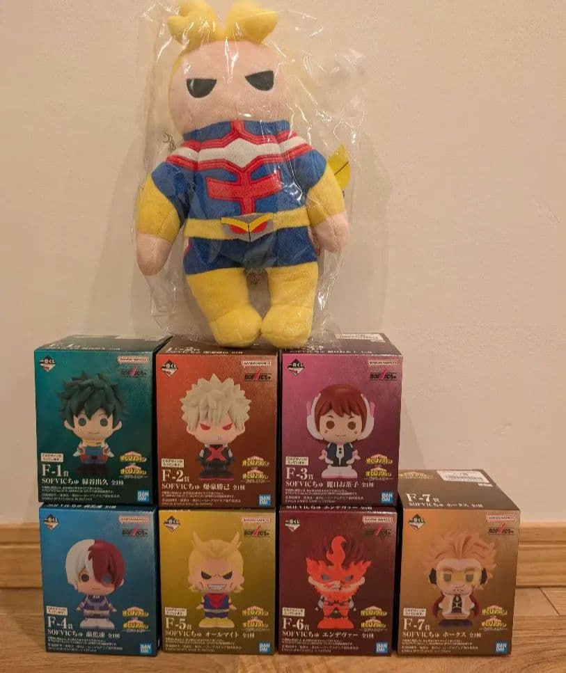 一番くじ ヒロアカ F賞 SOFVICちゅ 7種 コンプ E賞 セット - メルカリ
