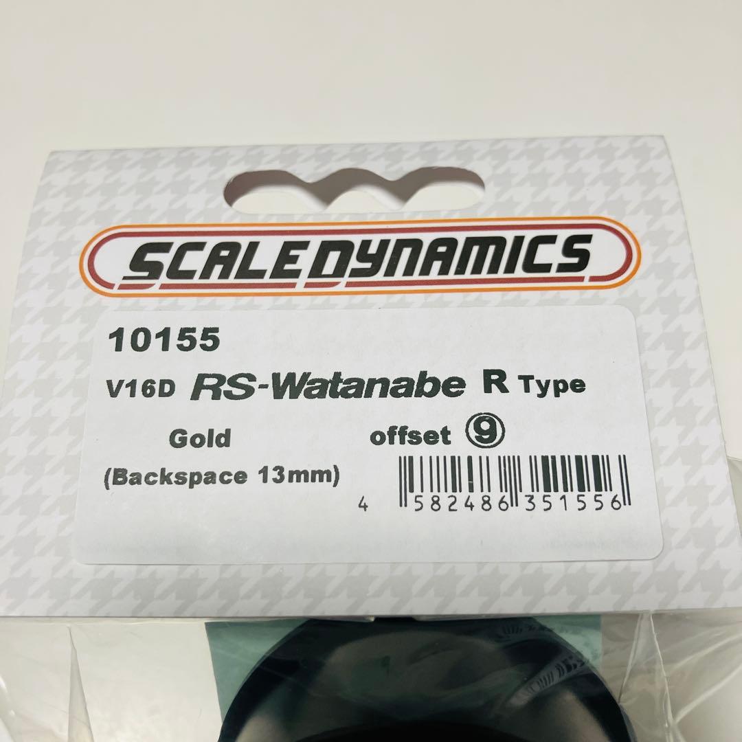 新品 スケールダイナミクス ワタナベホイール 小径 ゴールド 4本セット
