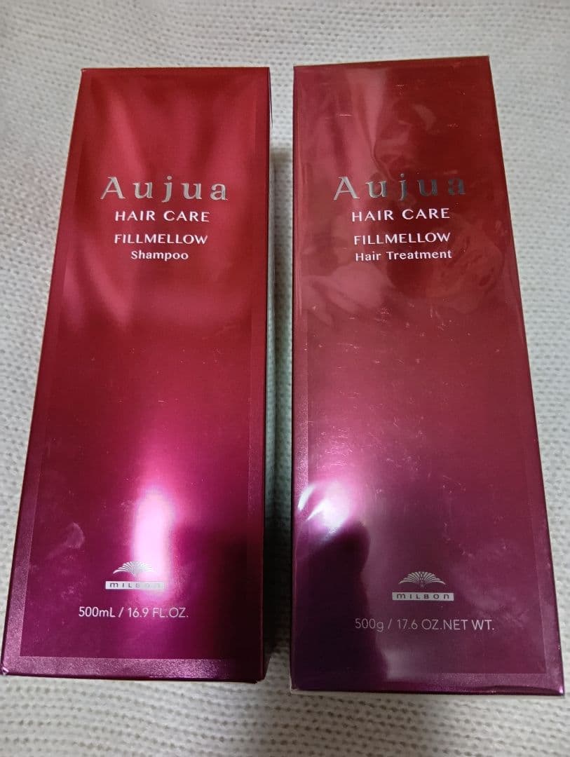 ★お値下げ★Aujua FILLMELLOW シャンプー＆トリートメントセット MILBON（ミルボン） オージュア フィルメロウ シャンプー 500ml ヘア