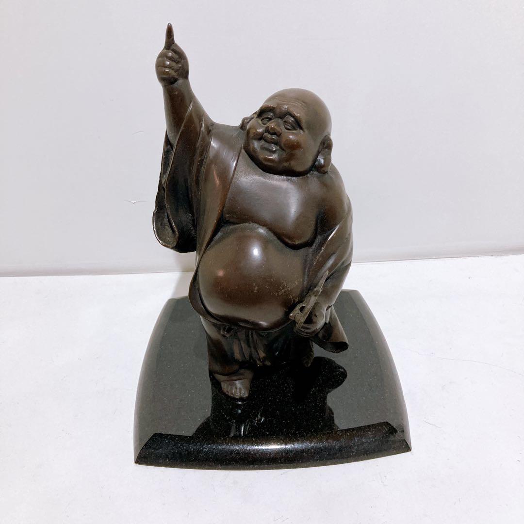 布袋様 布袋尊像 七福神 縁起物 置物 骨董品 レトロ アンティーク