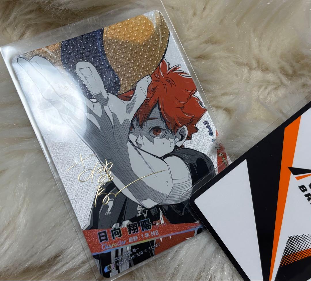 ハイキュー!! バボカ BREAK 日向翔陽 シリアルナンバー入 サイン 極