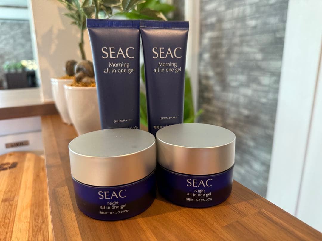SEAC シーク オールインワン 朝用夜用各2個