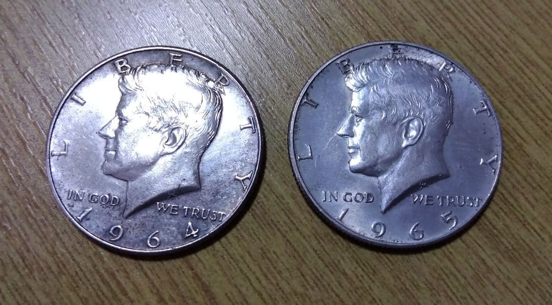 ケネディハーフダラー1964・1965