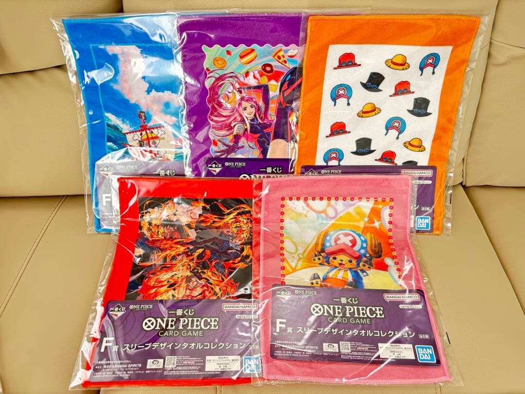 一番くじ ワンピース タオル F賞 5枚セット - メルカリ