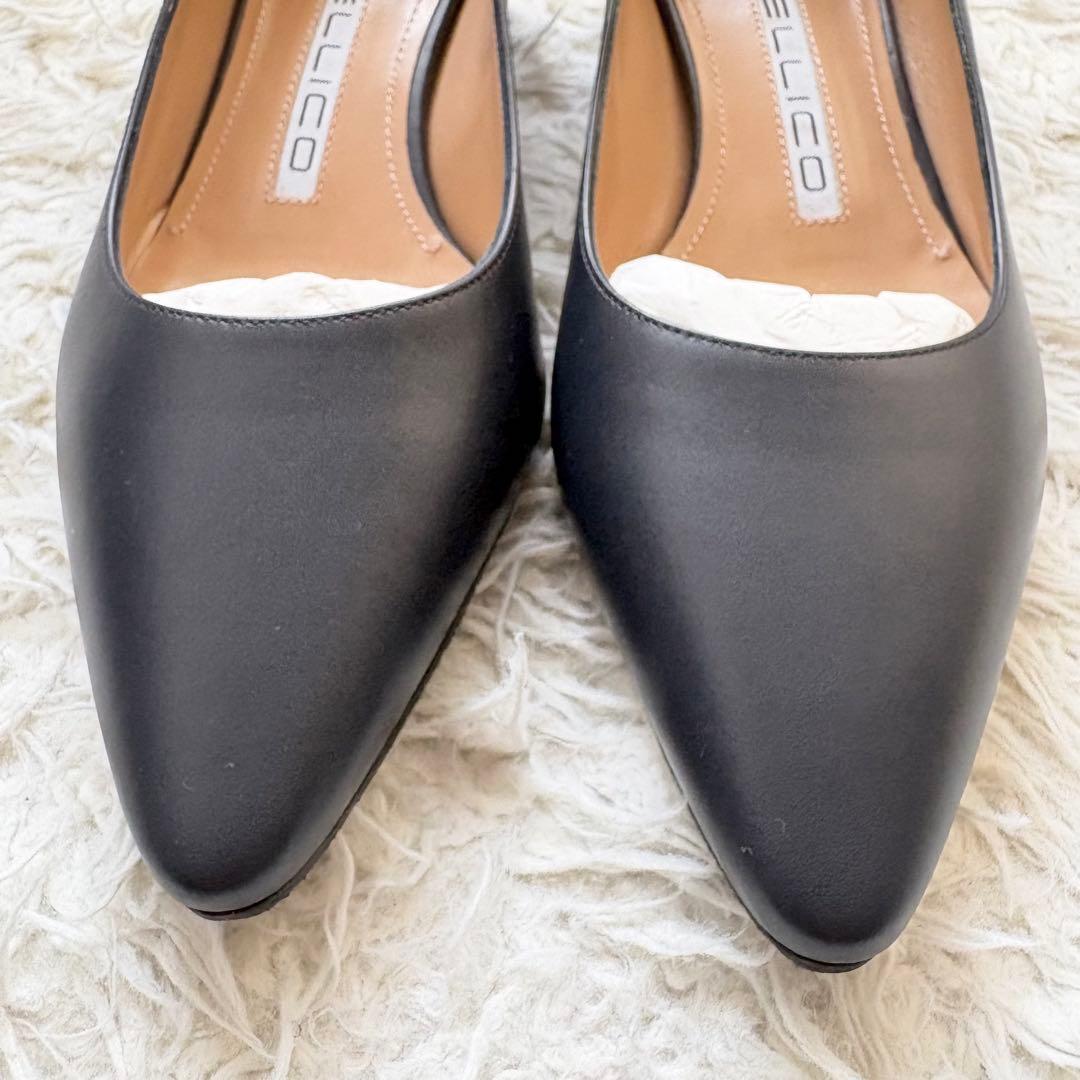 極美品　PELLICO ペリーコ　NEBI パンプス　ネイビー　22.5cm 箱