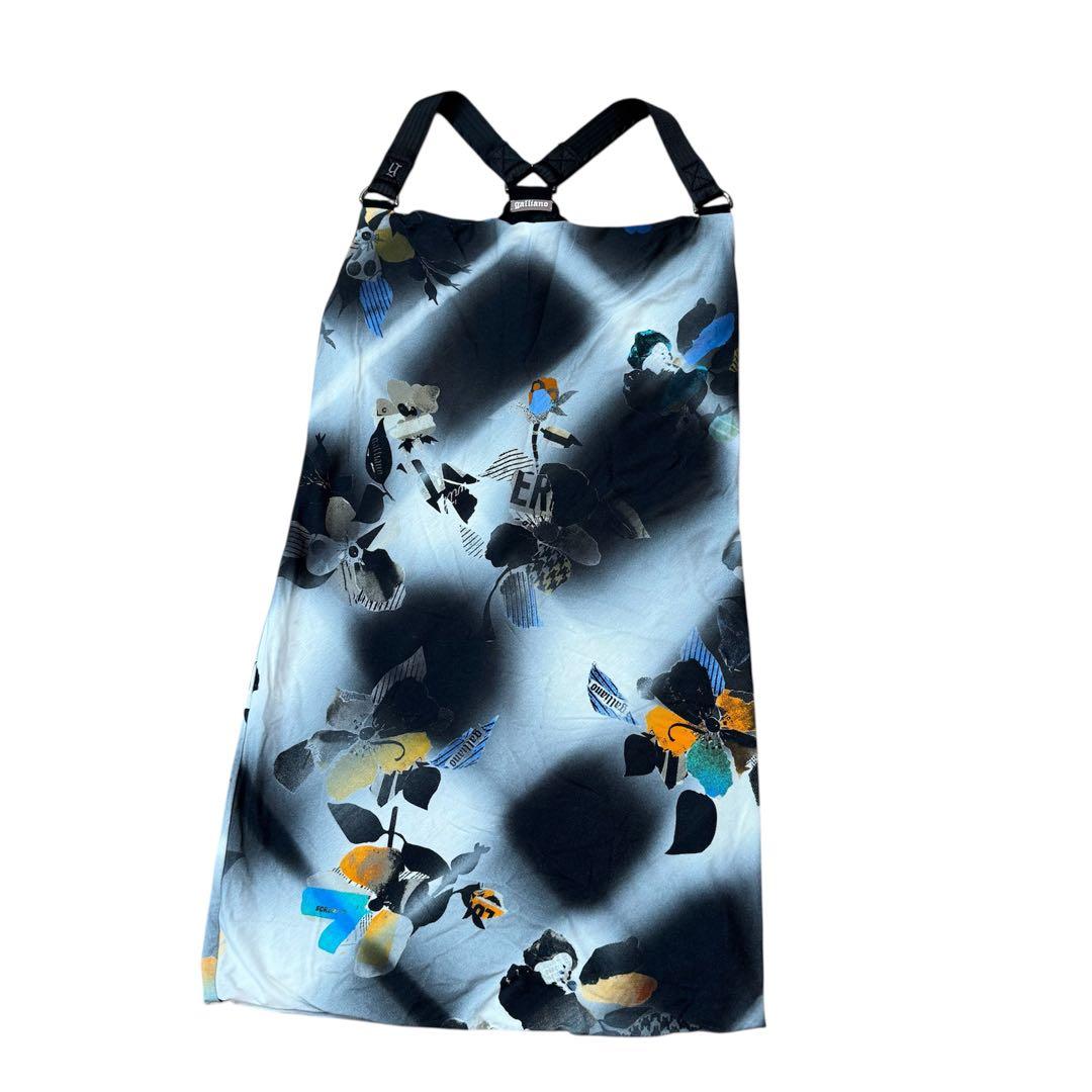 ガリアーノ　galliano キャミソール　ワンピース　プリント　2011