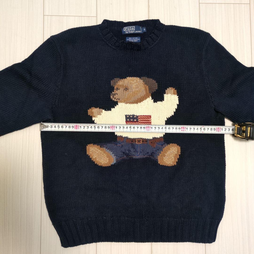 ビンテージ Polo by Ralph Lauren クマ刺繍ニットセーター - メルカリ