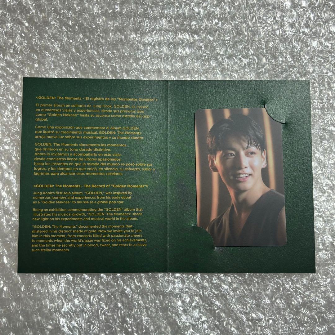 BTS ジョングク 展示会 GOLDEN トレカ チリ 7