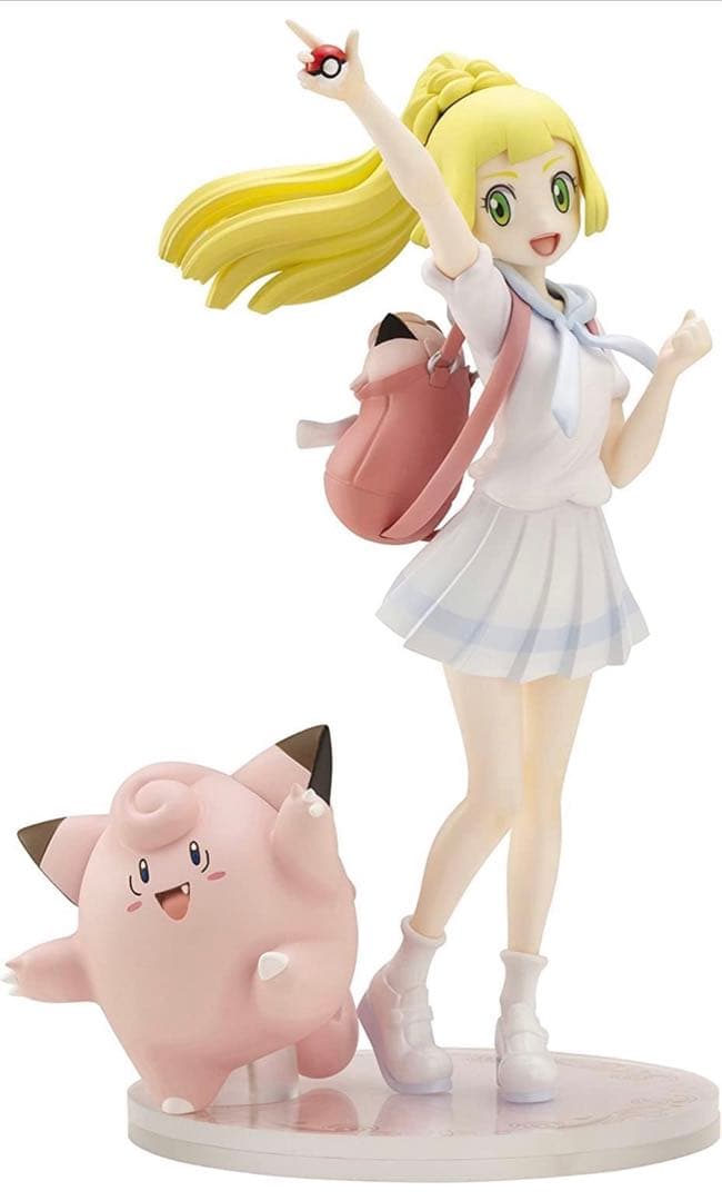 【新品・未開封】ポケモンセンターオリジナル フィギュア がんばリーリエ＆ピッピ