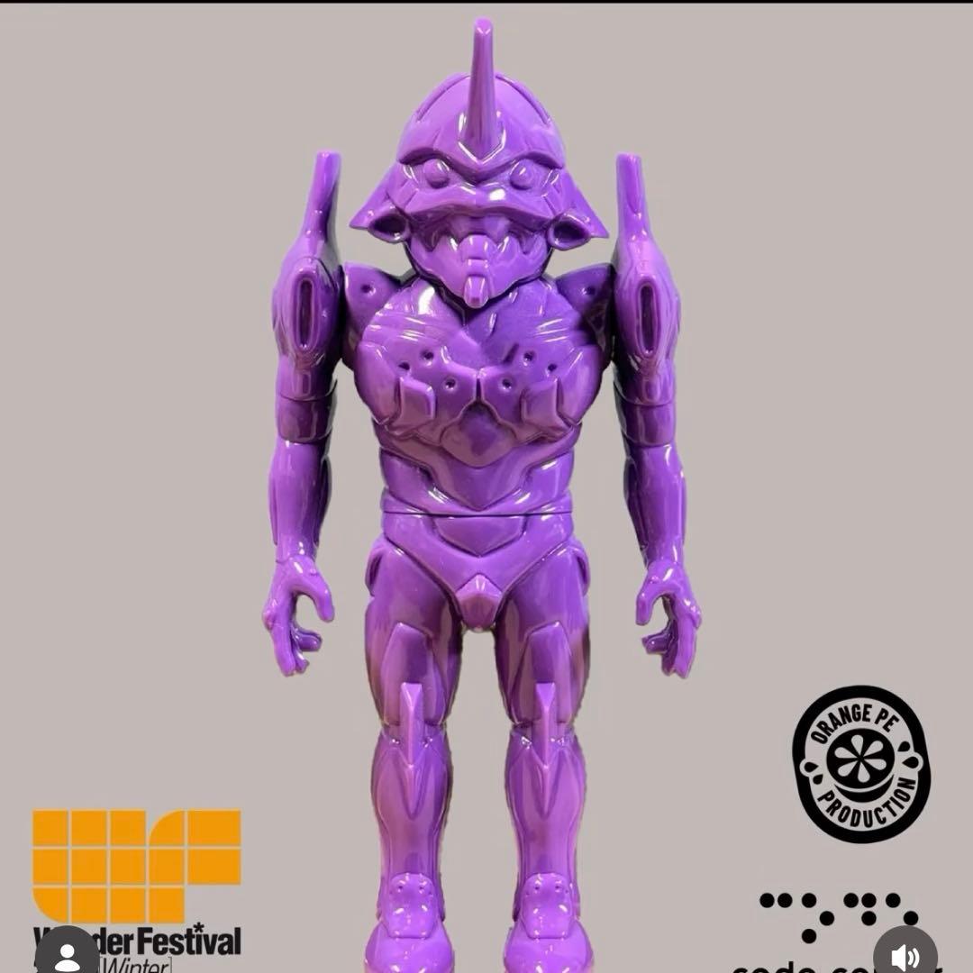 codecorner エヴァ　ソフビ　初号機　素体　ワンフェス WF2026W ワンフェス戦利品3 #WF2026W #ソフビ 橙皮製作×CodeCornerBKKの初号機