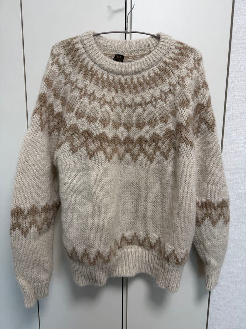 【新品タグ付き】BATONER/バトナー クルーネックニット セーター バトナー BATONER シグネチャー クルーネック セーター SIGNATURE CREW