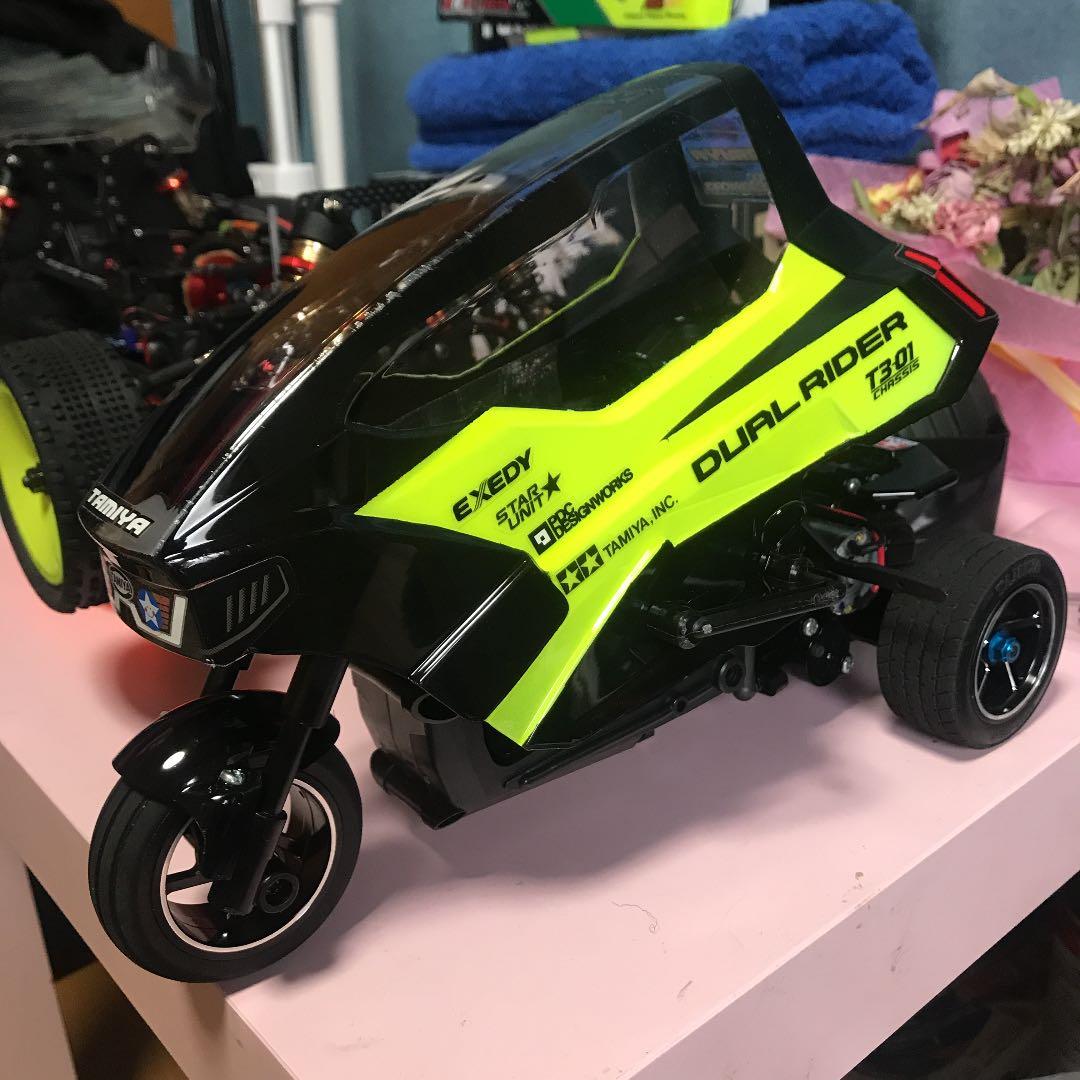 タミヤ デュアルライダー バッテリー付き T3-01 - メルカリ