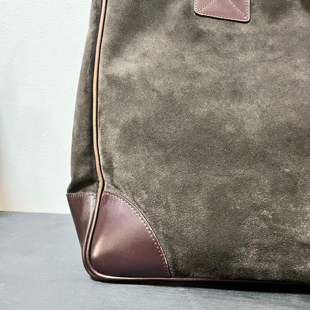 《Whitehouse Cox》スウェードトート 大容量