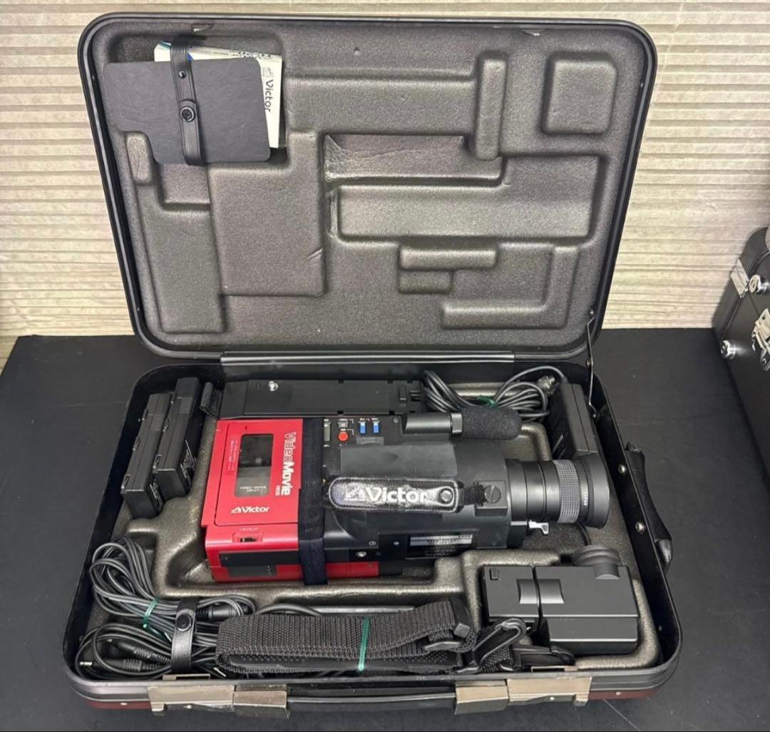 ジャンク品】ビクター ビデオムービー GR-C1 ケース付 Victor