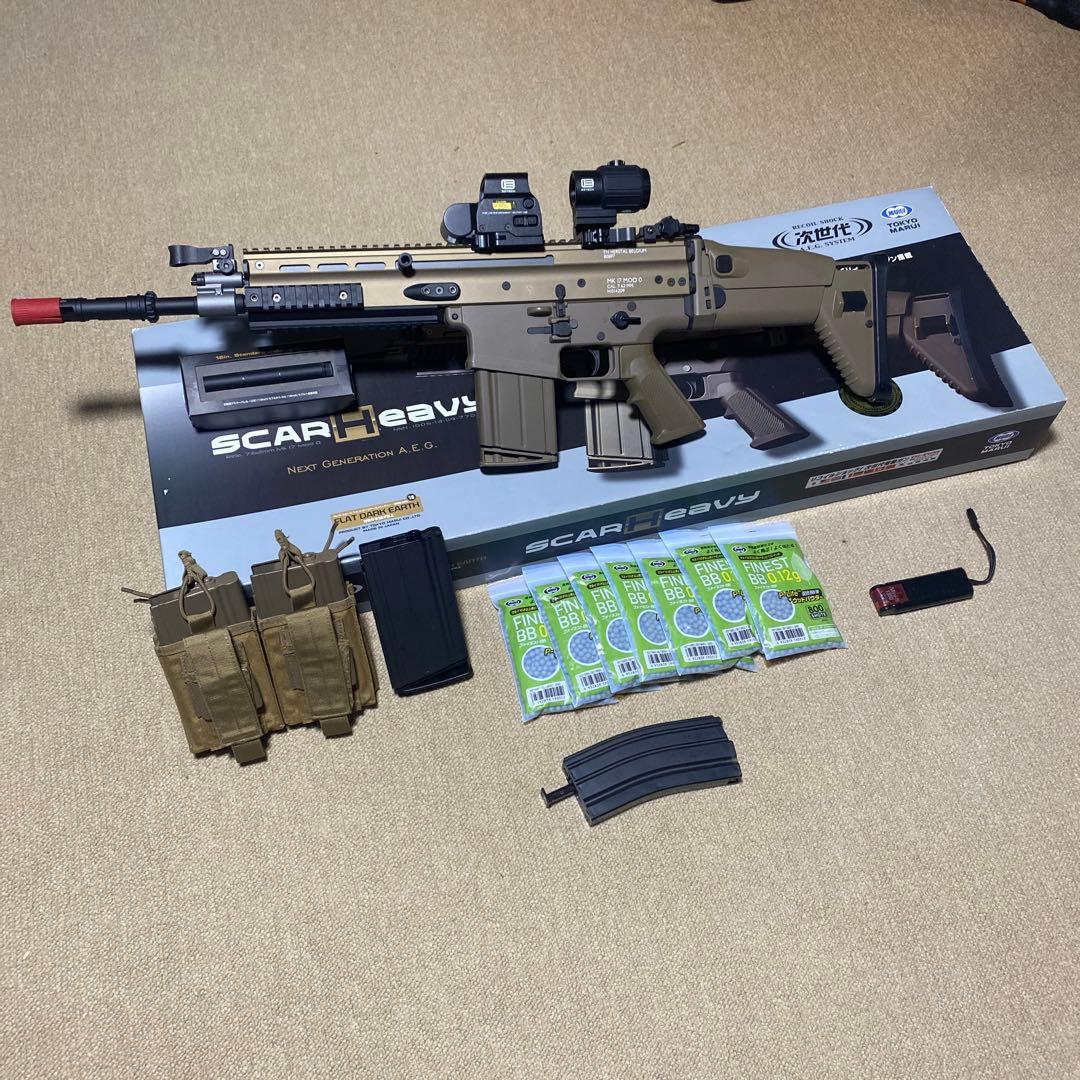 東京マルイ　スカーＨ　次世代電動ガン　ホロサイト&ブースター付き