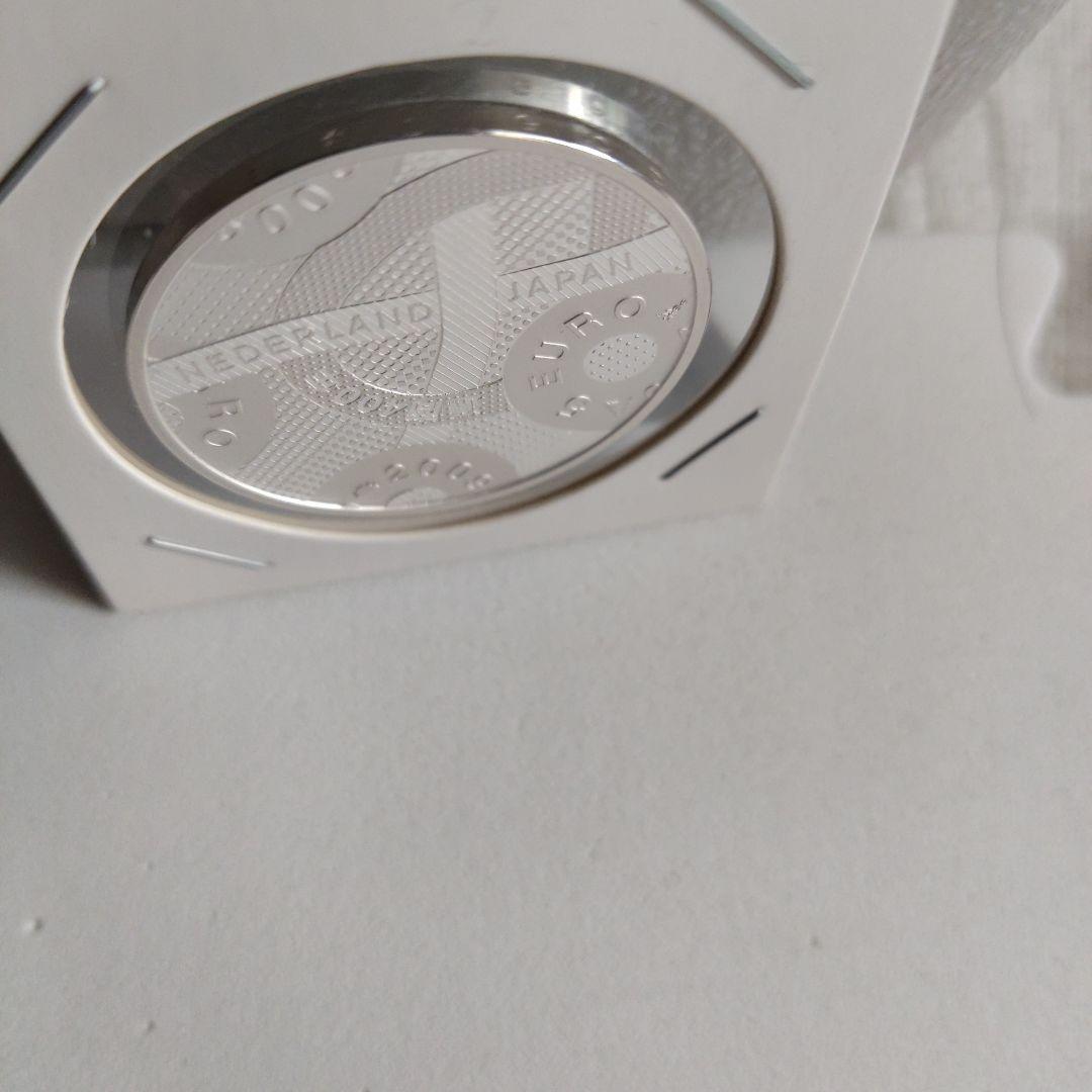 日蘭通商400周年 5ユーロ 記念銀貨 15.5g 33㎜ 銀925 2009年