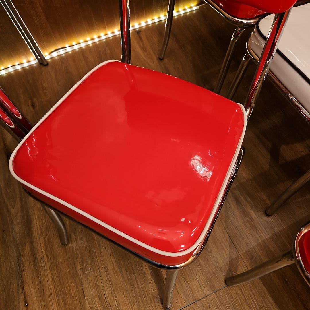 専用 アメリカンダイナー ヴィンテージ調 チェア 赤1 白 専用