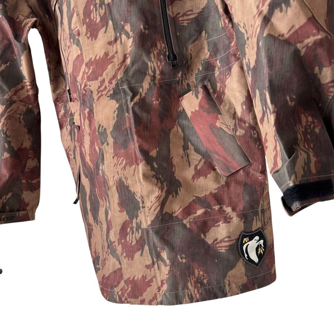 美品 バートン アナログ 3L ゴアテックスJK M カモ